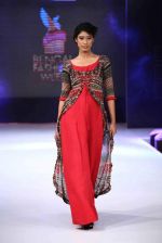 Model walks for Agnimitra Paul on day 2 of Bengal Fashion Week on 21st Feb 2014